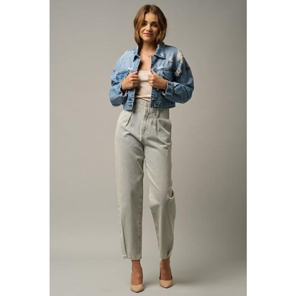 Insane Gene High Rise Pleat Front Balloon Jeans - P1188 - Size 11/29 - Picture 3 of 7